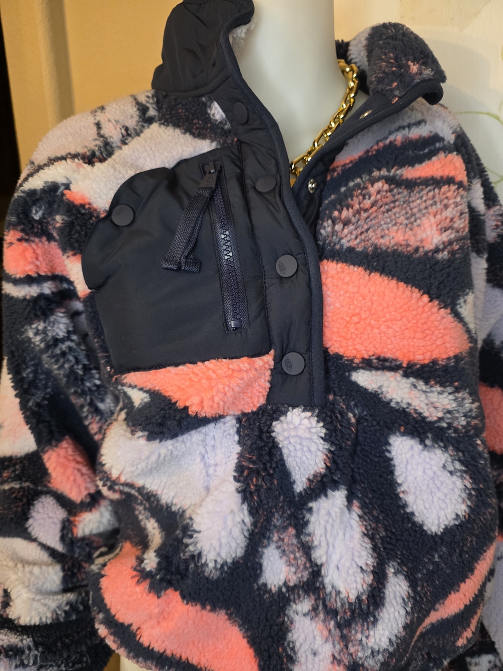 NWT Free People FP MOVEMENT HIT THE SLOPES SHERPA JACKET SMALL